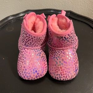 UGG: Pink Dot Booties